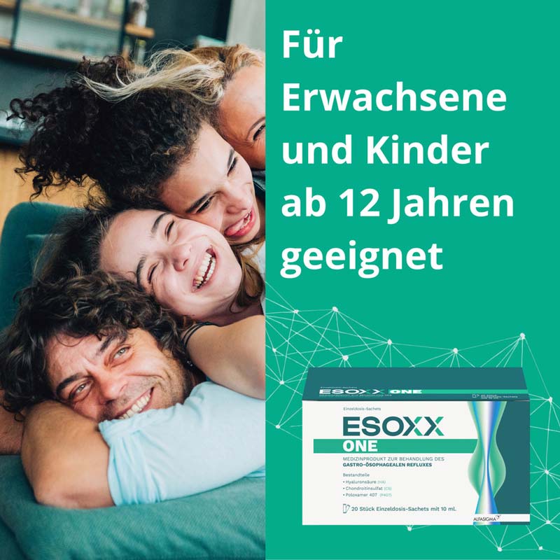 Esoxx One bei Sodbrennen, Reflux 20X10 ml Suspension