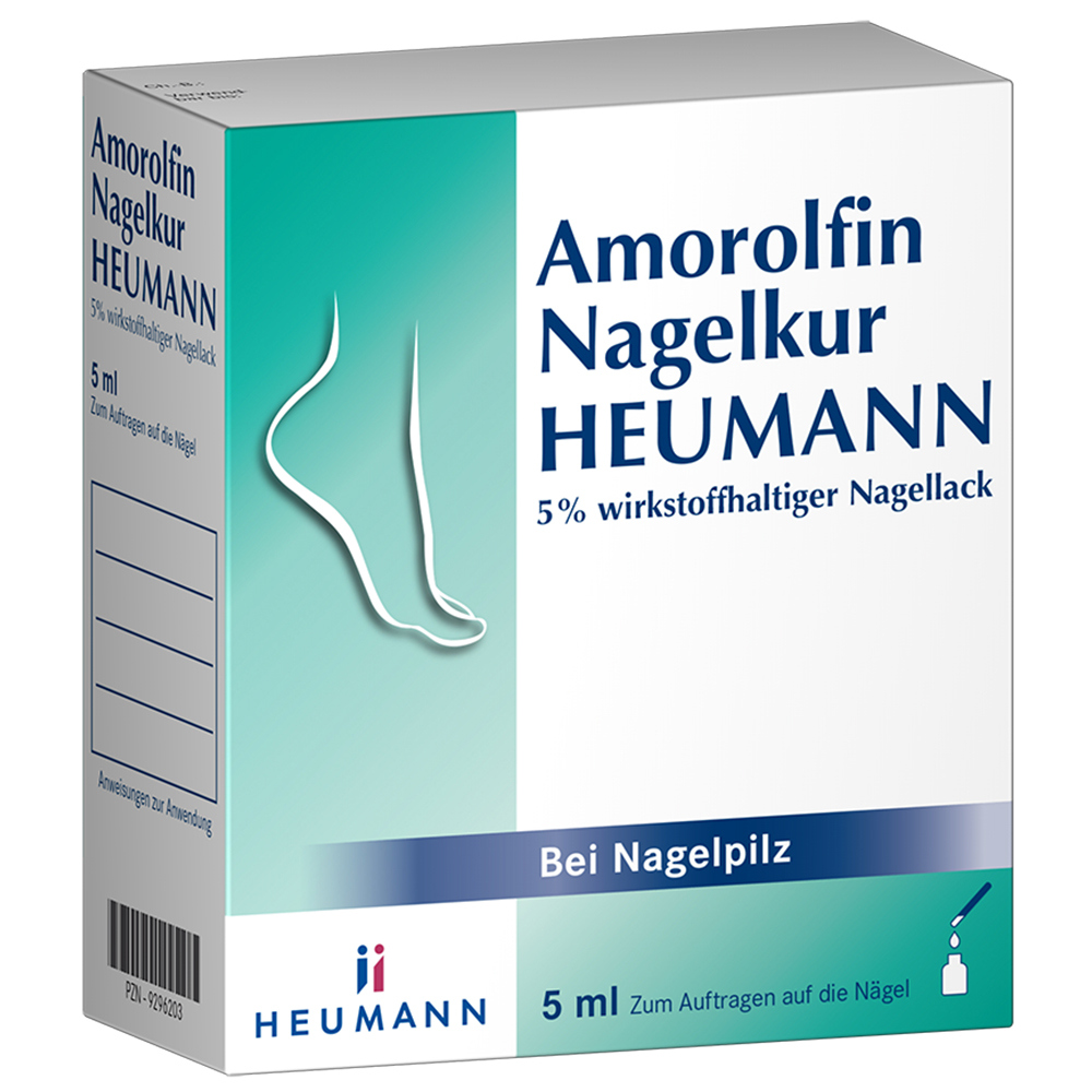 Amorolfin Nagelkur HEUMANN 5 ml Wirkstoffhaltiger Nagellack
