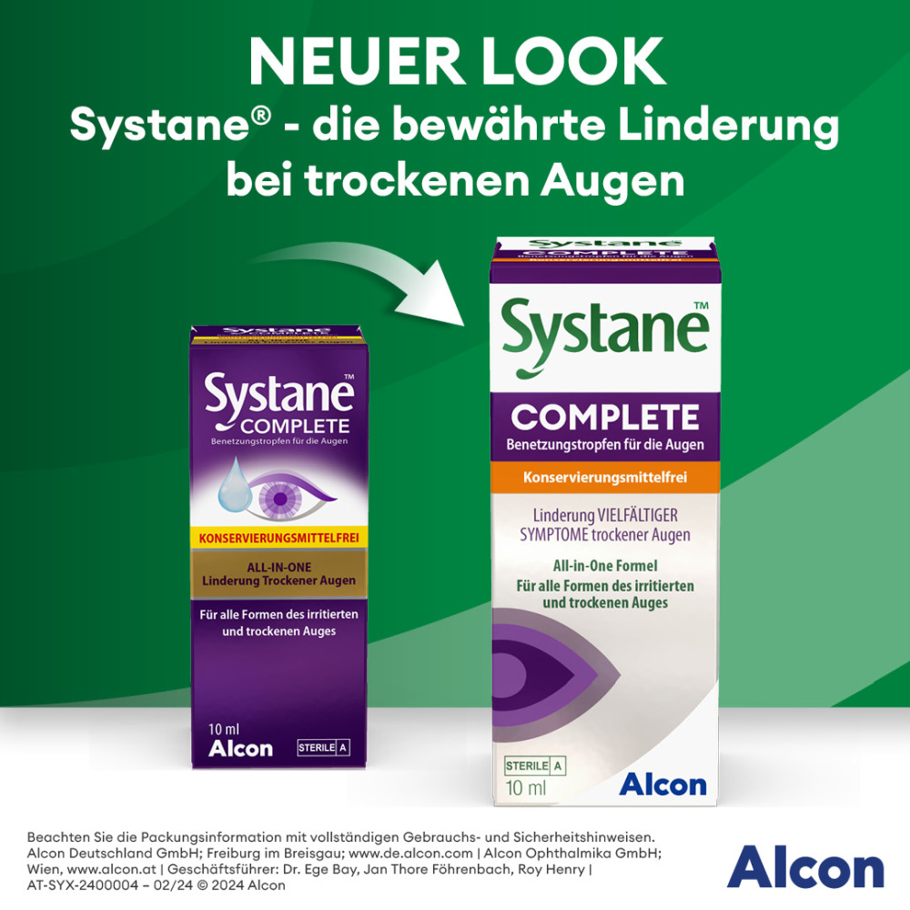 Systane COMPLETE ALL-IN-ONE ohne Konservierungsmittel 2X10 ml Augentropfen
