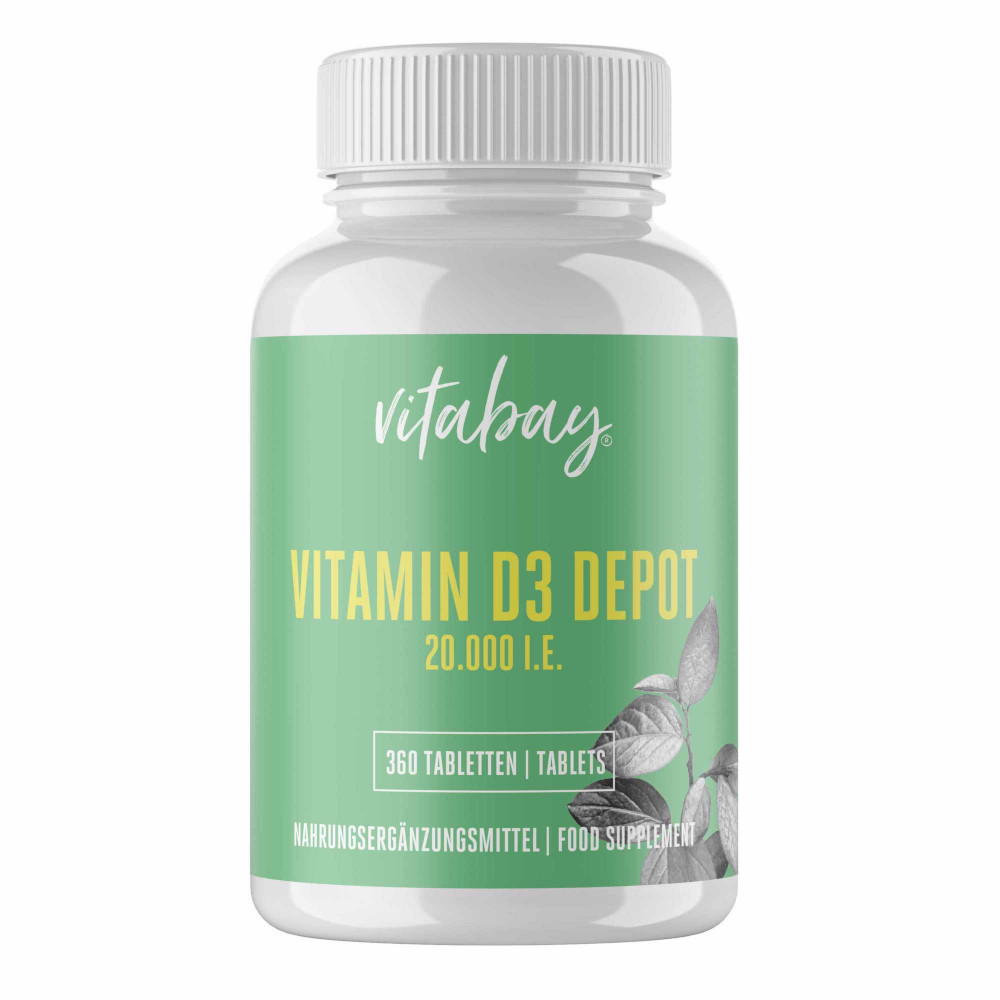Vitabay VITAMIN D3 DEPOT 20.000 I.E. 365 St Tabletten