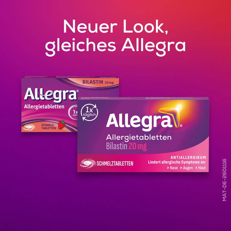 Allegra Allergietabletten 20 St Schmelztabletten