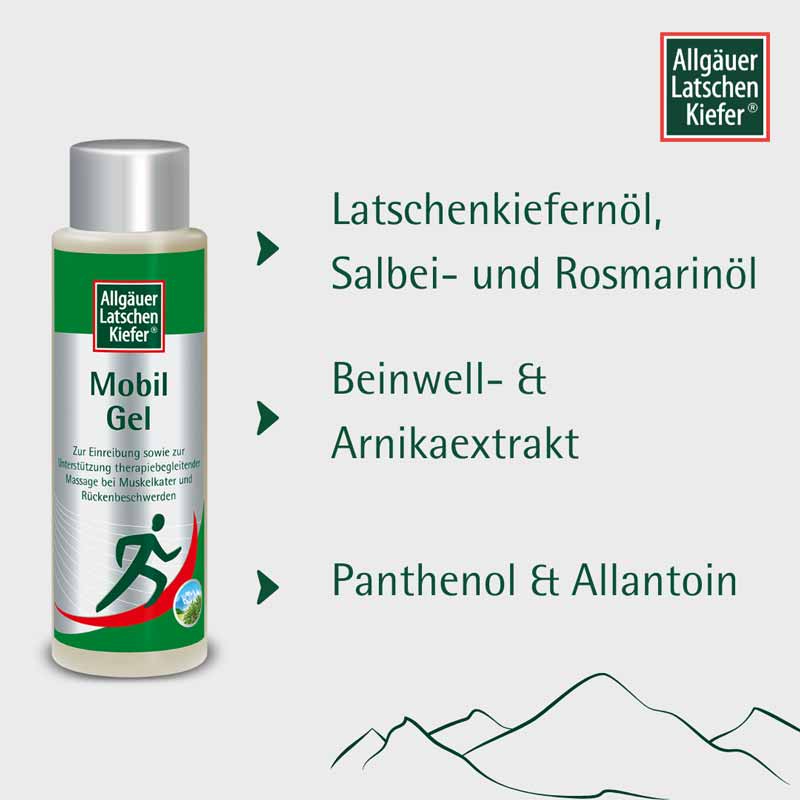 Allgäuer Latschen Kiefer Mobil Gel  250 ml Gel