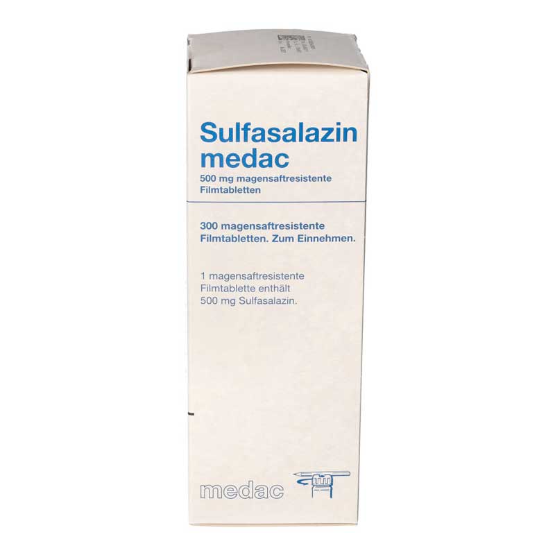 Sulfasalazin medac 500mg Filmtabletten 100 St Filmtabletten magensaftresistent