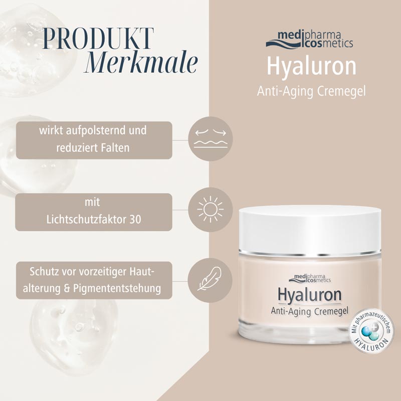 Hyaluron Anti-Aging Cremegel 50 ml Gel