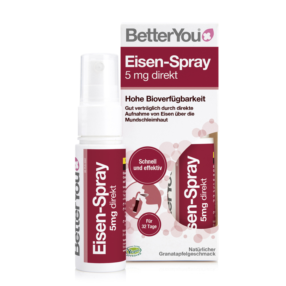 BETTERYOU Eisen-Spray 5mg direkt 25 ml Spray