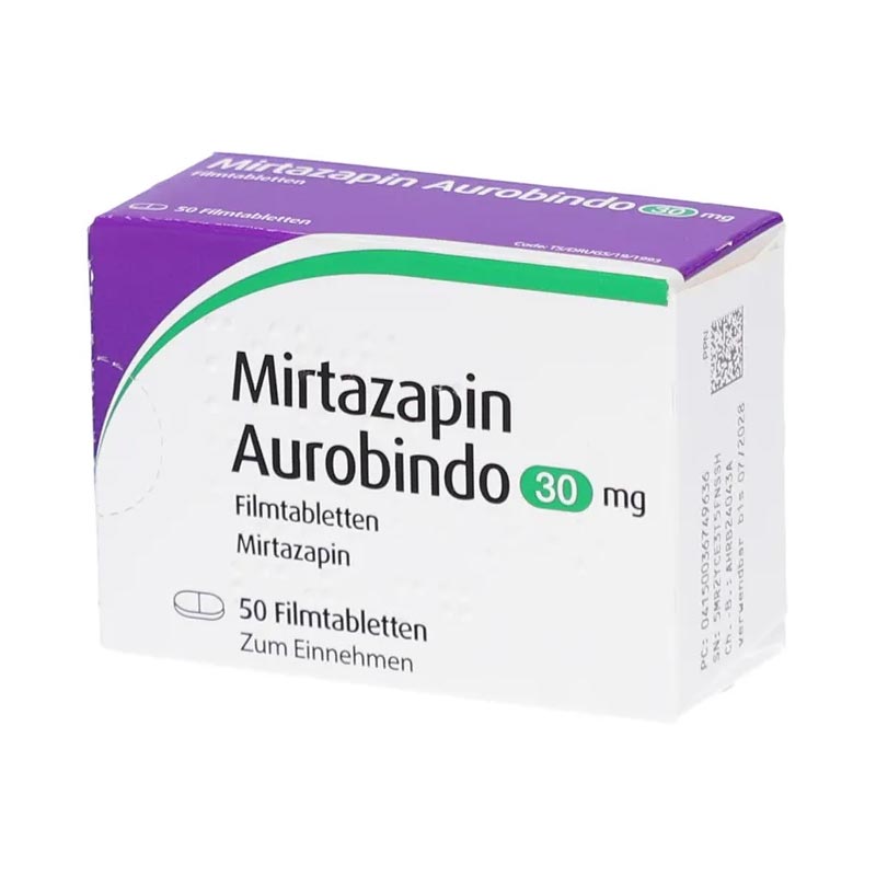 Mirtazapin Aurobindo 30mg 50 St Filmtabletten