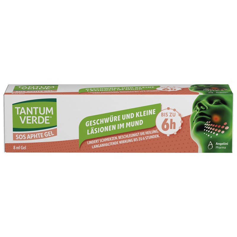 TANTUM VERDE SOS APHTE GEL 8 ml Gel