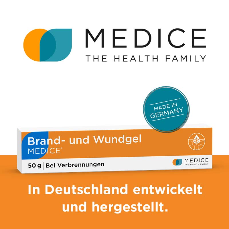 Brand und Wundgel Medice bei Verbrennungen & Sonnenbrand 50 g Gel