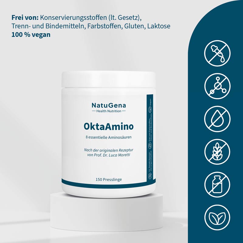 NatuGena OktaAmino 150 St Presslinge