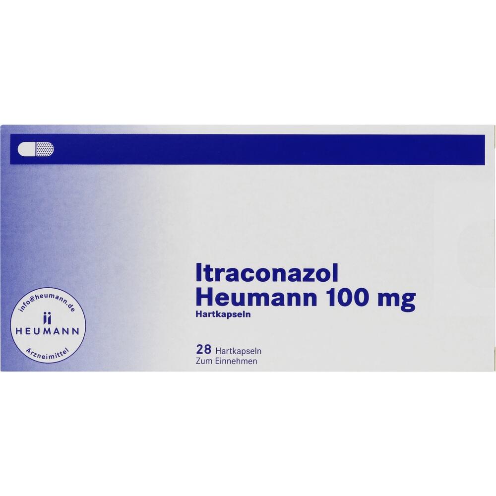 Itraconazol Heumann 100mg 28 St Hartkapseln