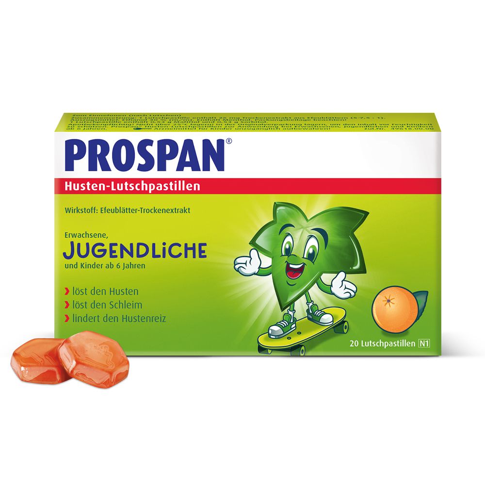 PROSPAN Husten-Lutschpastillen 20 St Pastillen