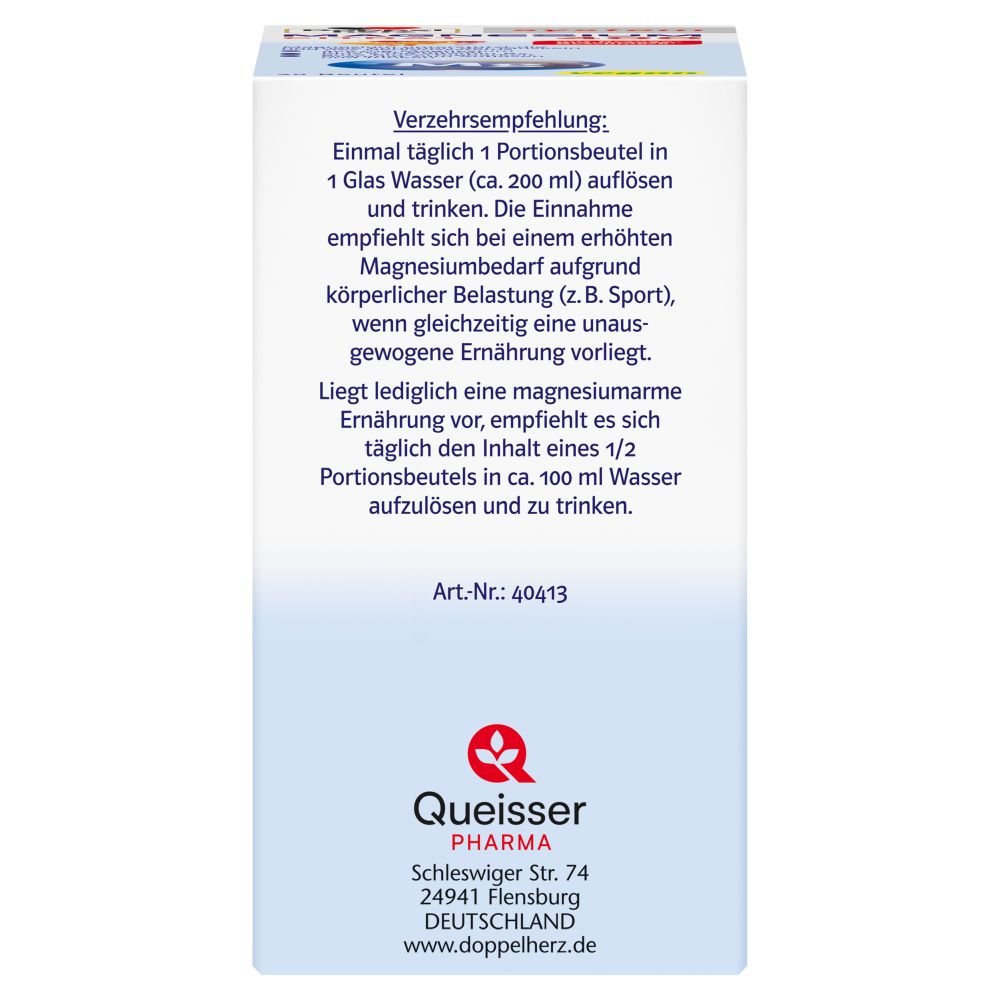 Doppelherz system MAGNESIUM 400 CITRAT 20 St Granulat