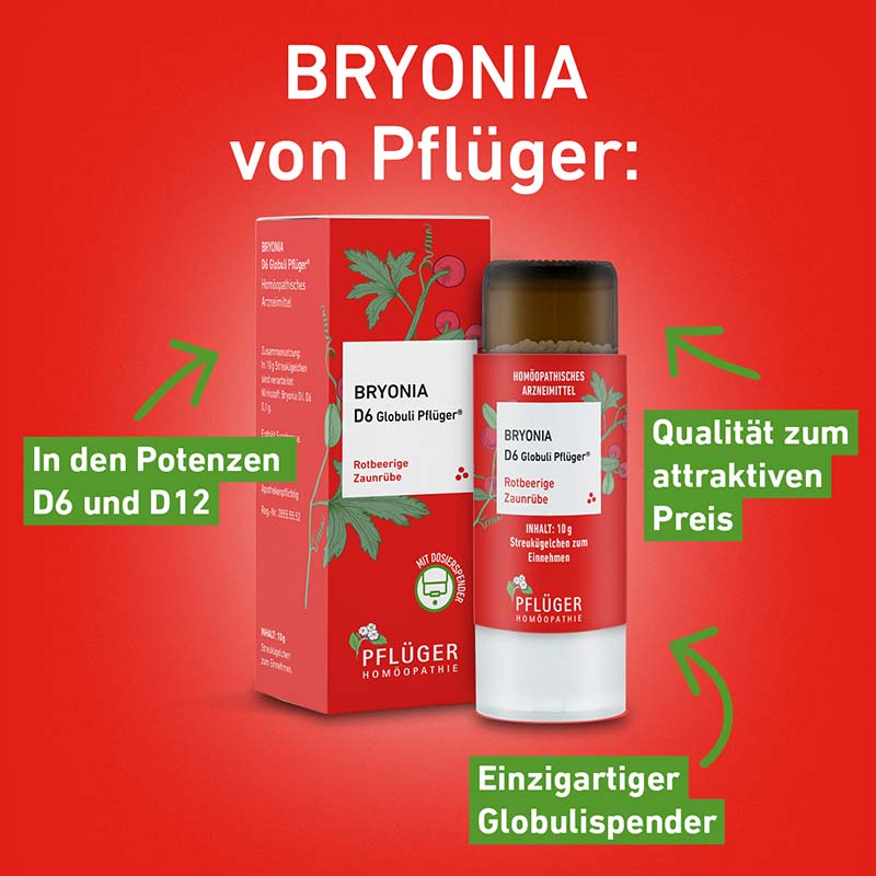 Bryonia D6 Globuli Pflüger 10 g Globuli