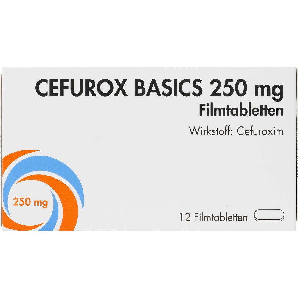 CEFUROX BASICS 250mg SUN 12 St Filmtabletten