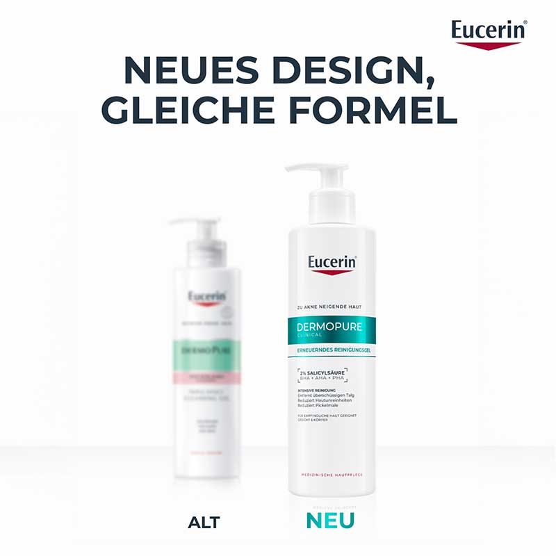 Eucerin DERMOPURE CLINICAL ERNEUERNDES REINIGUNGSGEL 400 ml Gel