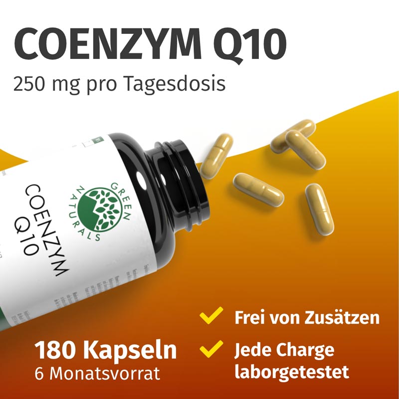 GREEN NATURALS COENZYM Q10 180 St Kapseln