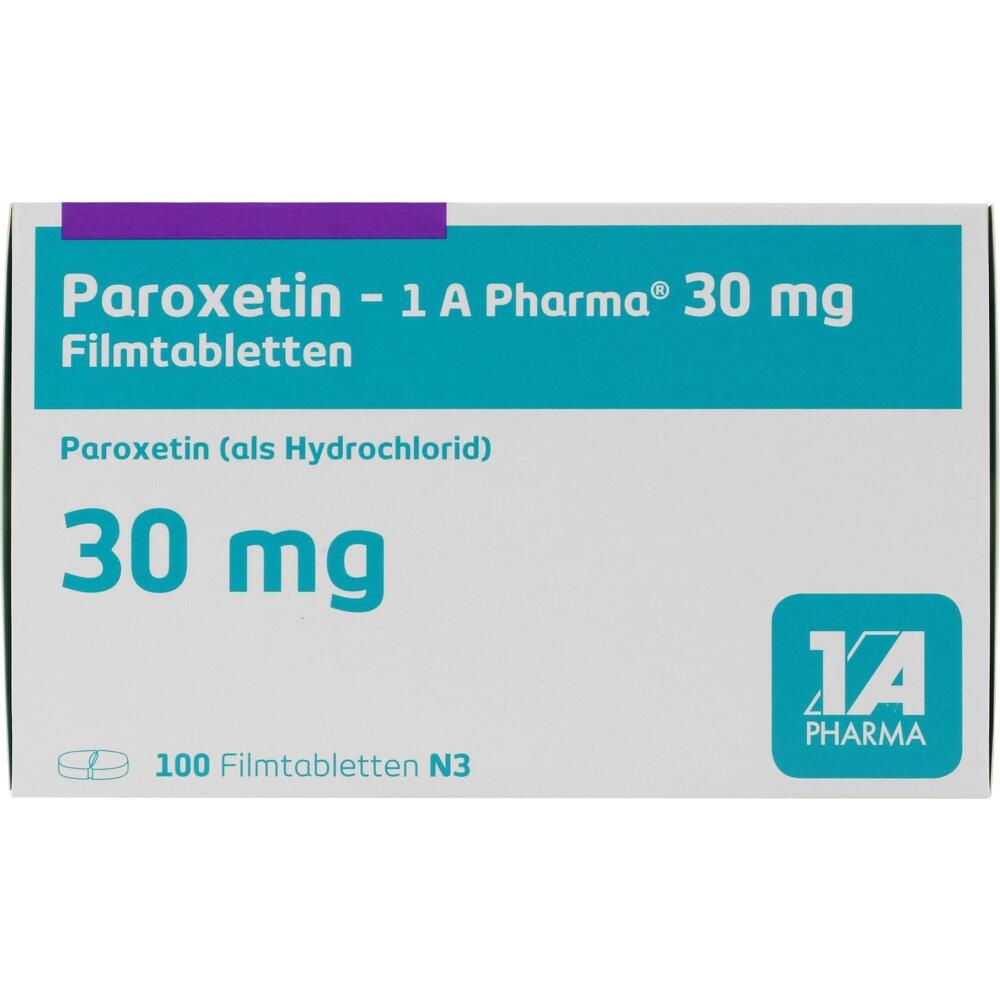 Paroxetin-1 A Pharma 30mg 100 St Filmtabletten