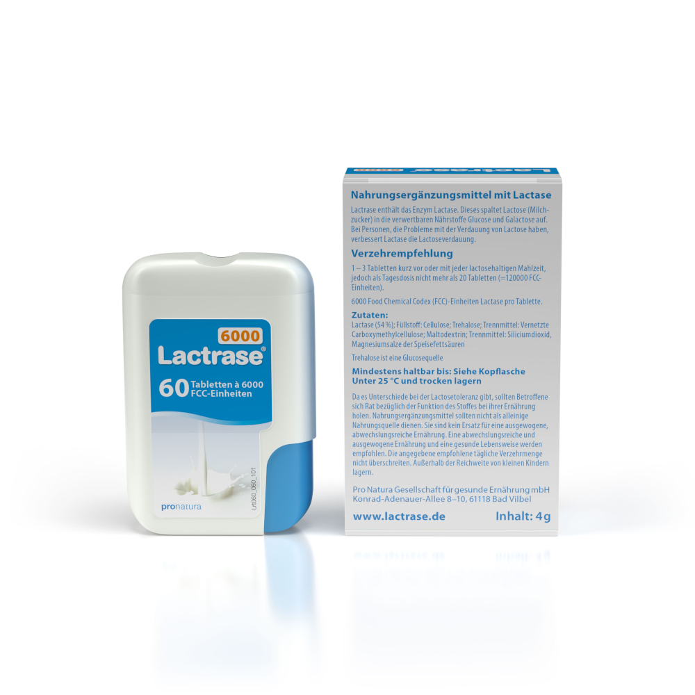 Lactrase 6000 FCC Tabletten im Klickspender 60 St Tabletten