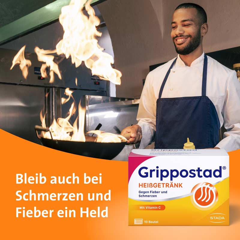 Grippostad HEIßGETRÄNK 10 St Pulver