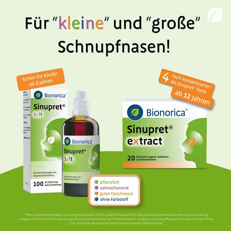 Sinupret extract 40 St Überzogene Tabletten