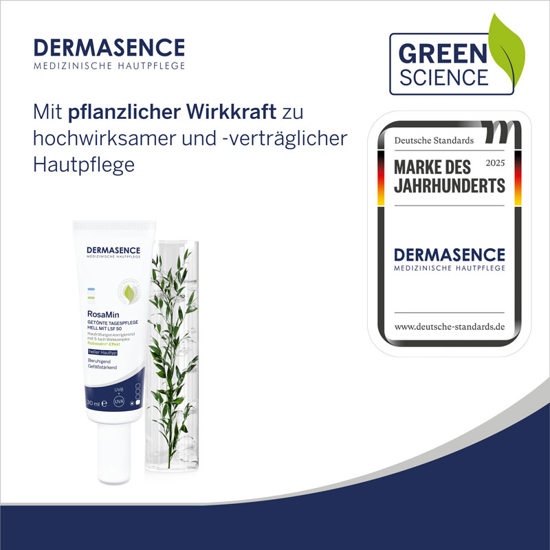 DERMASENCE RosaMin GETÖNTE TAGESPFLEGE HELL LSF 50 30 ml Creme