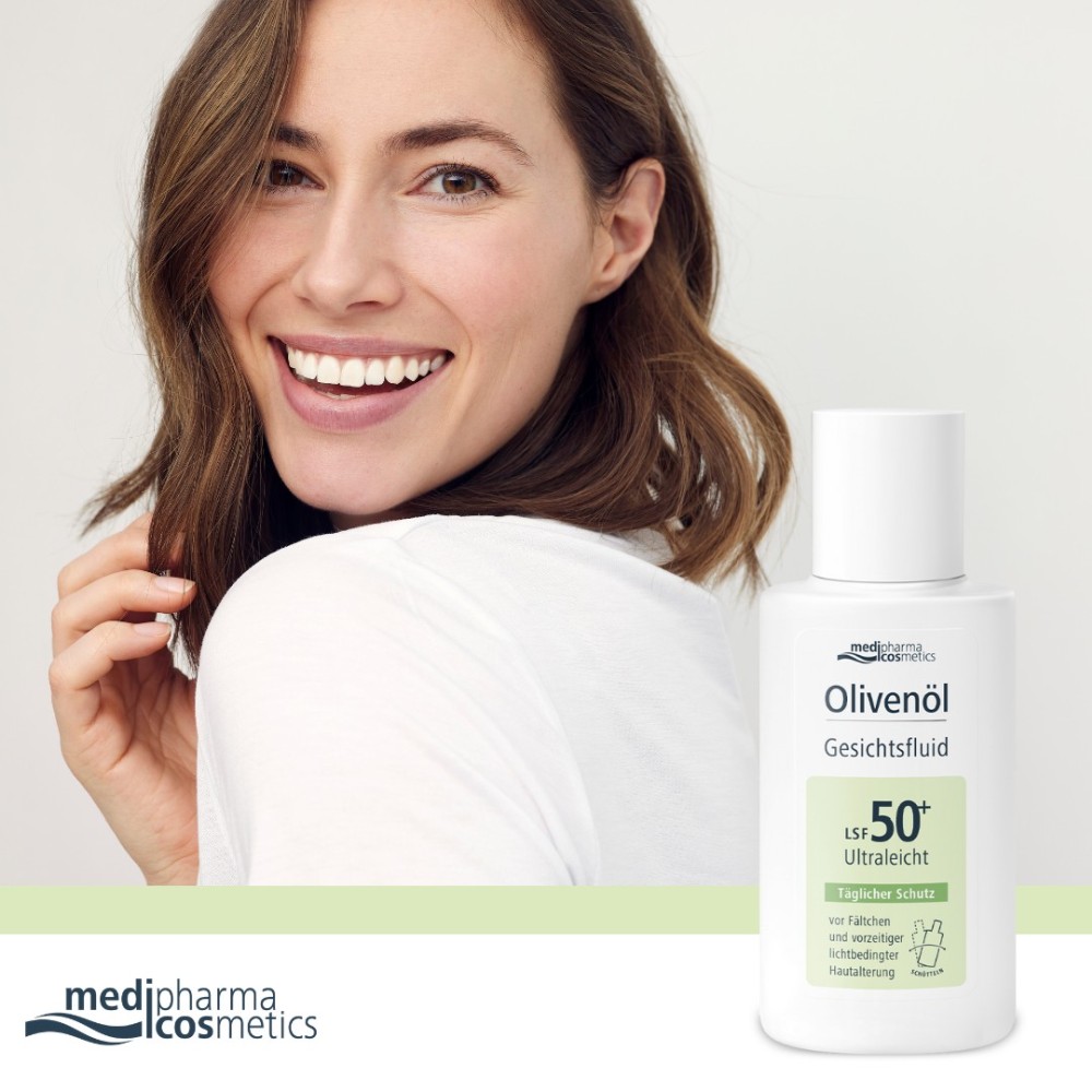 Olivenöl Gesichtsfluid LSF 50+ Ultraleicht 50 ml Creme