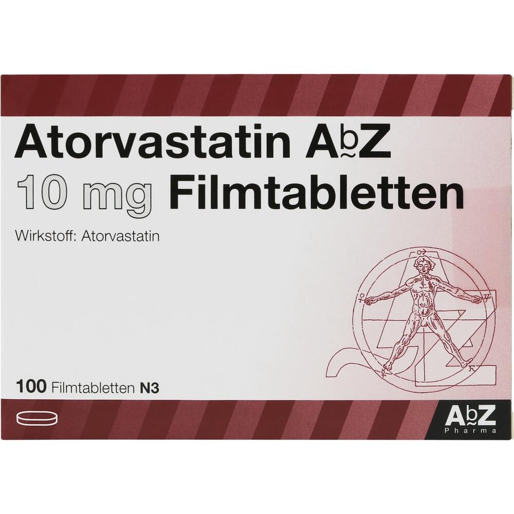 Atorvastatin AbZ 10mg 100 St Filmtabletten