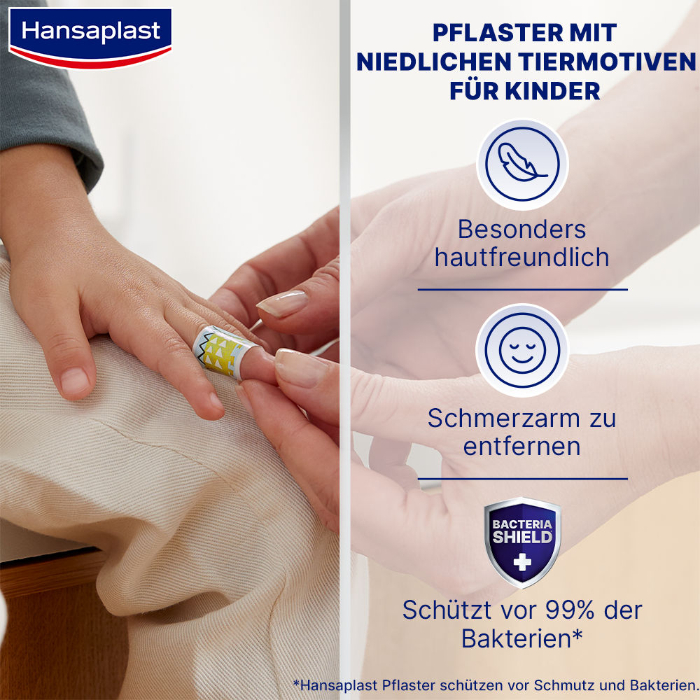 Hansaplast KIDS Strips 19x72mm + 20% Rabatt* 100 St Pflaster