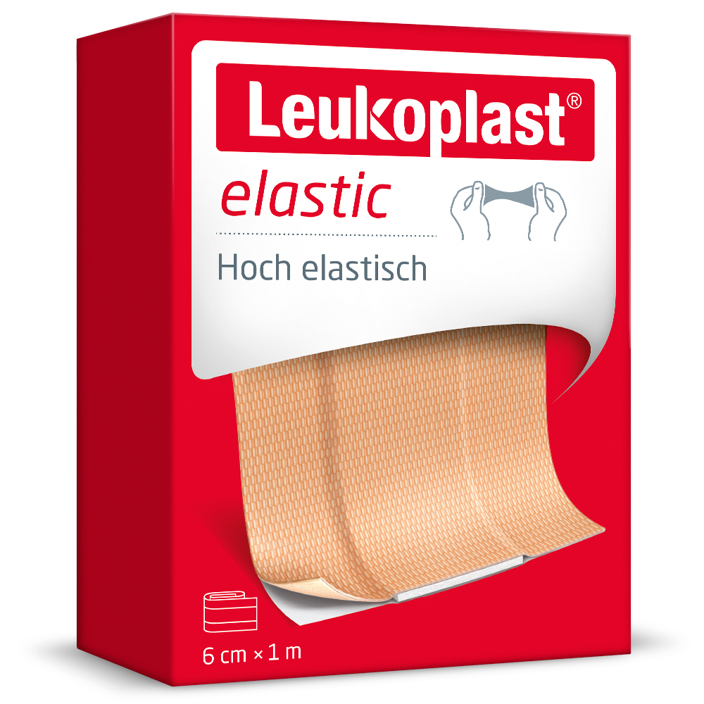 Leukoplast Elastic 6 cm x 1 m 1 St Pflaster
