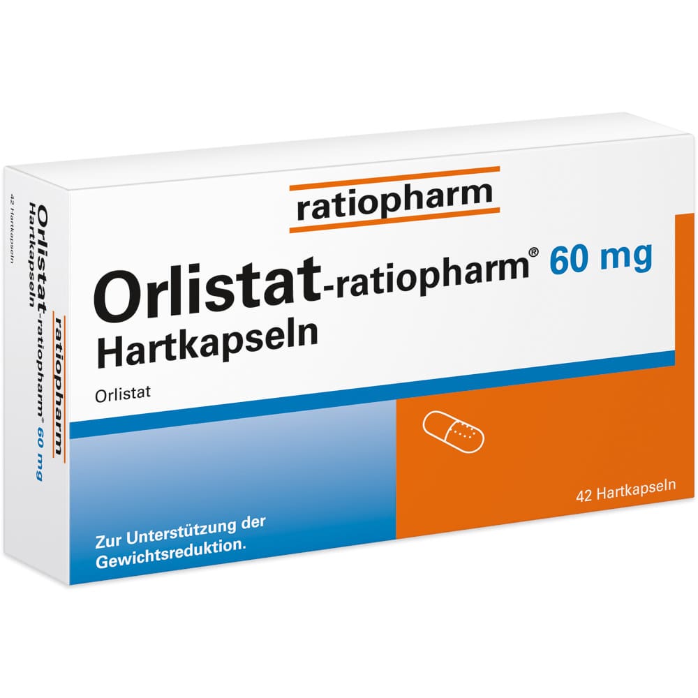 Orlistat-ratiopharm 60mg 42 St Kapseln