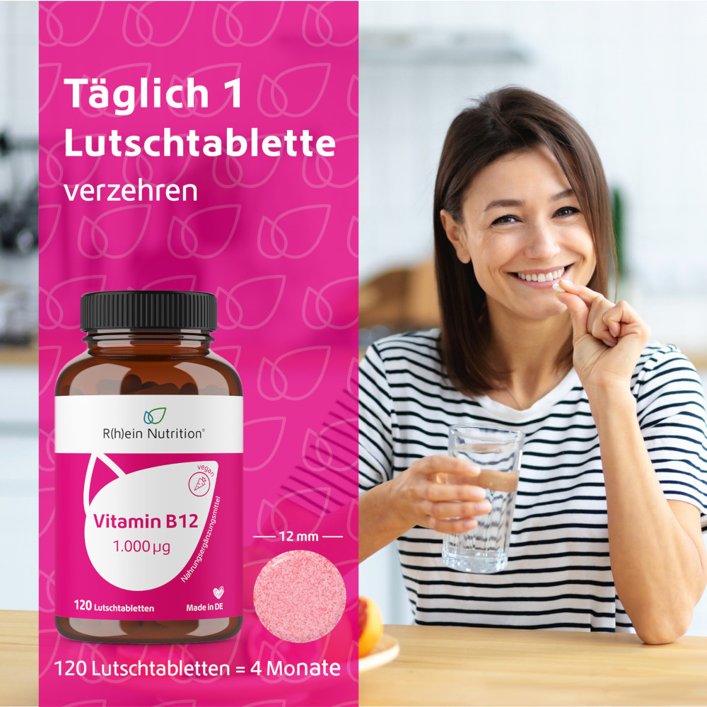 R(h)ein Nutrition Vitamin B12 1.000  120 St Lutschtabletten