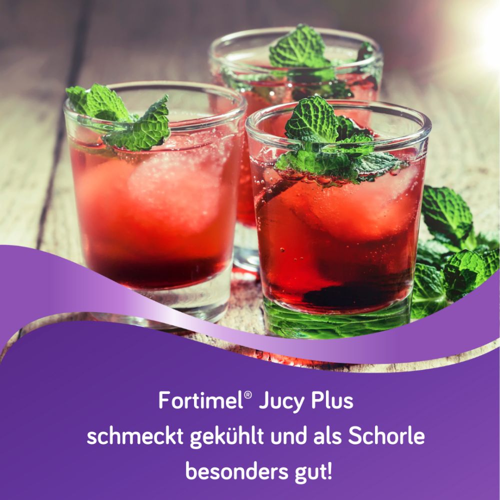 Fortimel Jucy Plus Birne-Holunder-Geschmack 32X200 ml Flüssigkeit