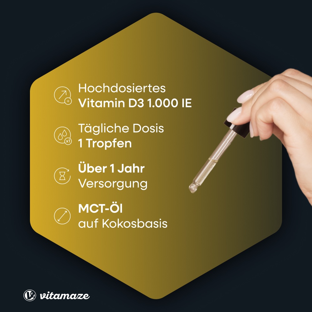 vitamaze VITAMIN D3 TROPFEN 1.000 I.E. 50 ml Tropfen