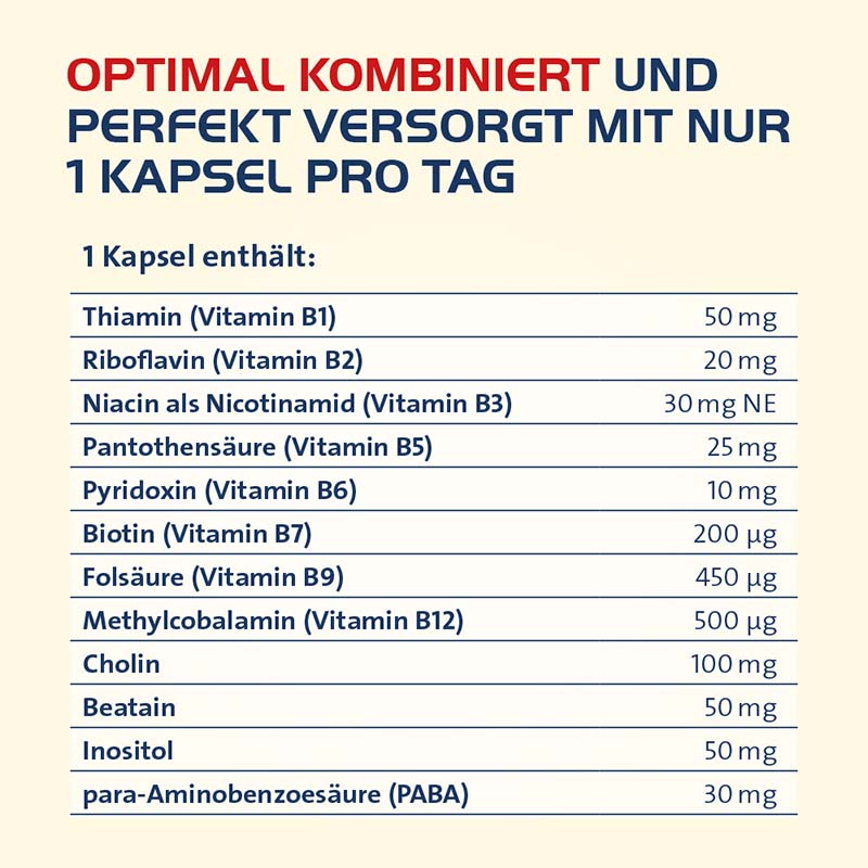 VITAMIN B COMPLETE HEVERT ALL-IN-ONE 60 St Kapseln
