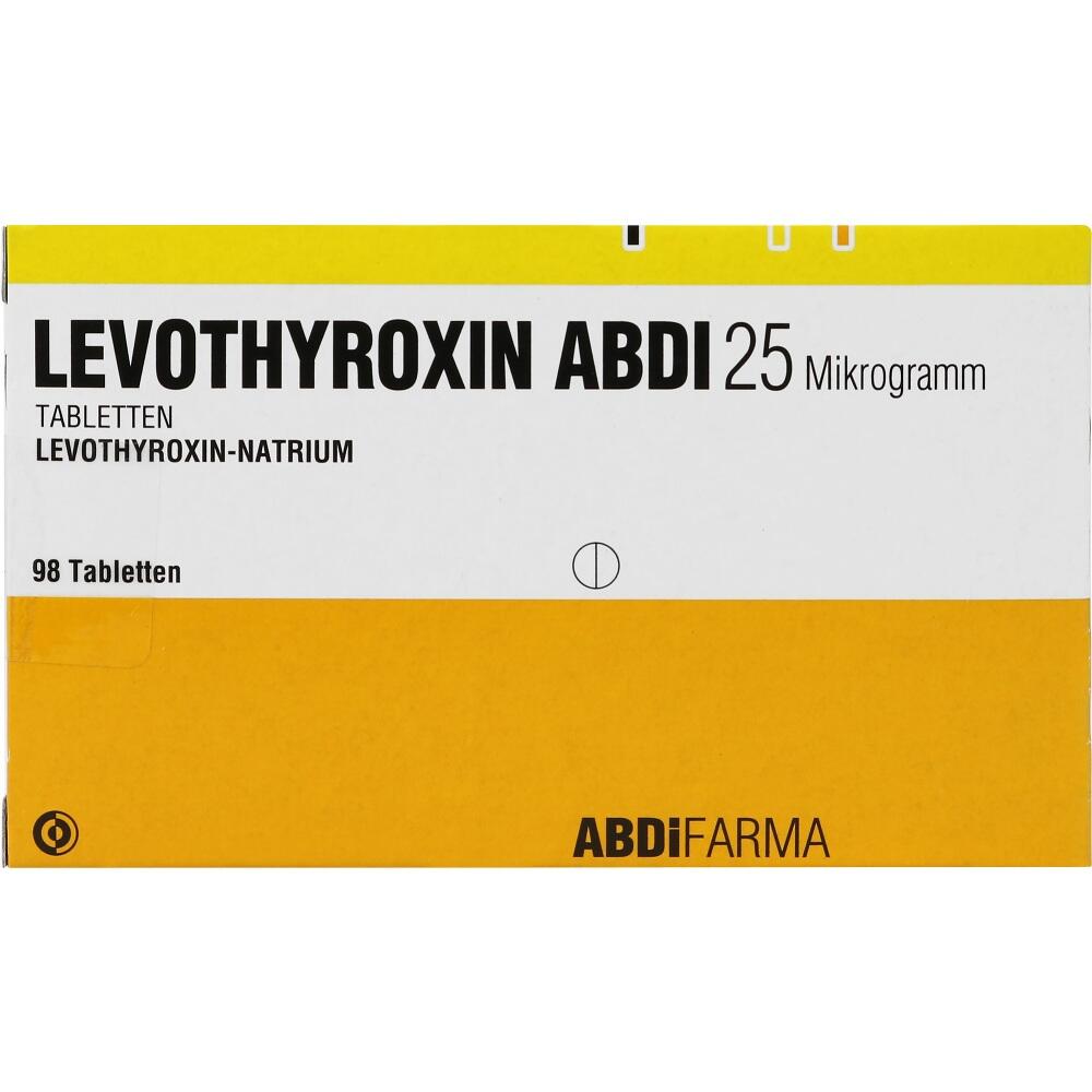 LEVOTHYROXIN ABDI 25 Mikrogramm 98 St Tabletten