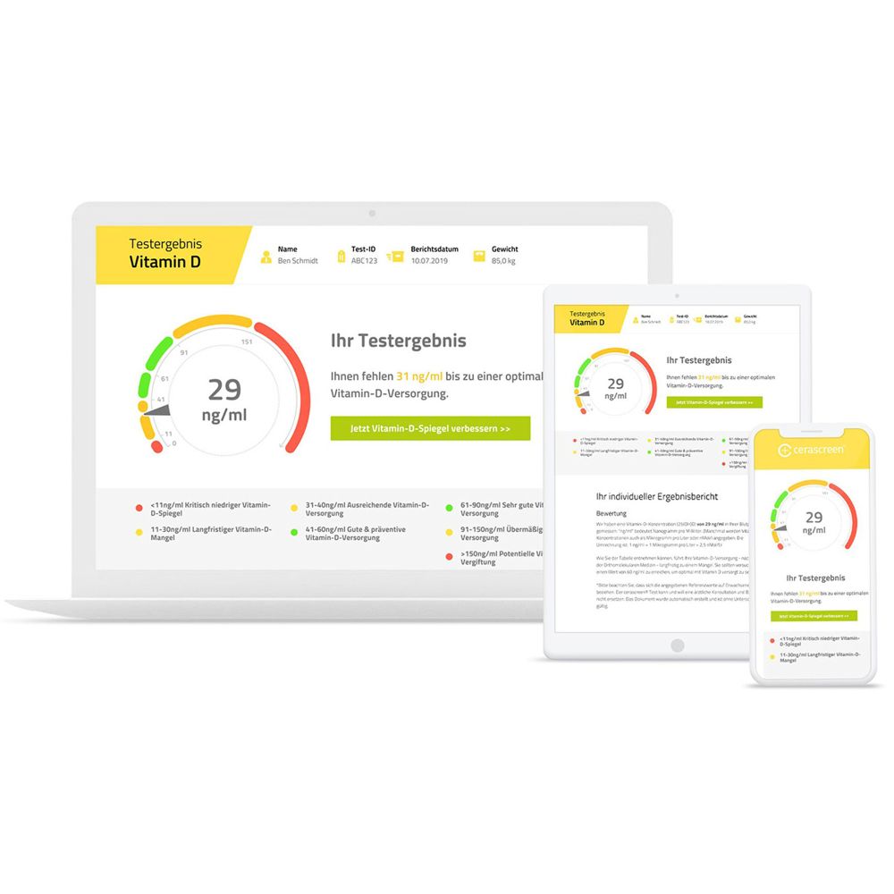 cerascreen Vitamin D Testkit 1 St Kombipackung
