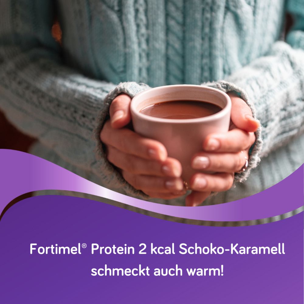 Fortimel Protein 2 kcal/ml Schokoladen-Karamell-Geschmack 32X200 ml Flüssigkeit
