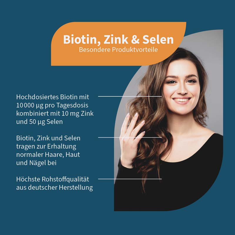 NatuGena Biotin, Zink & Selen 365 St Presslinge