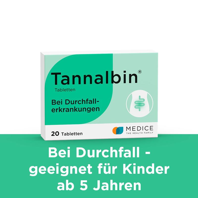 Tannalbin bei Durchfallerkrankungen 20 St Tabletten