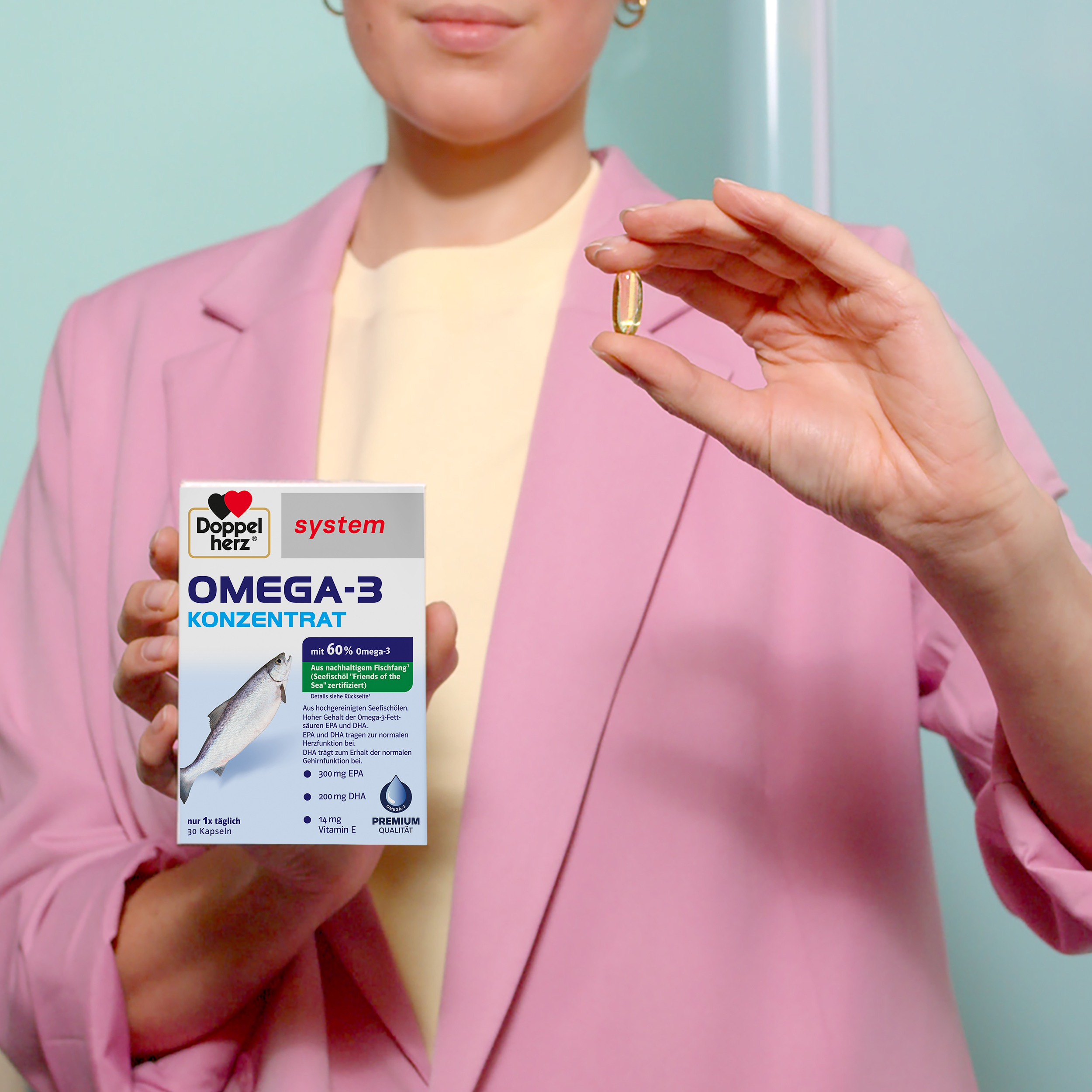 Doppelherz system OMEGA-3 KONZENTRAT 120 St Kapseln