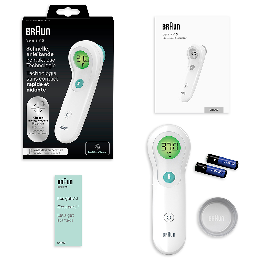 BRAUN No touch+touch Stirnthermometer 1 St