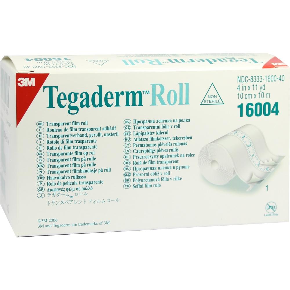 TEGADERM 3M Pflaster 10 cmx10 m Rolle 16004 1 St Pflaster