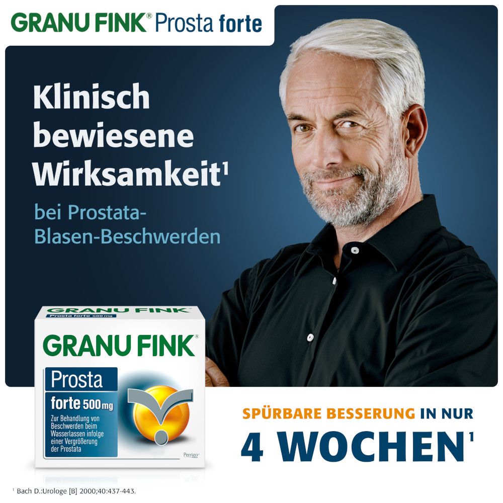 GRANU FINK Prosta forte 500mg 80 St Hartkapseln