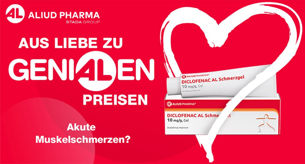 Diclofenac AL Schmerzgel 10 mg / g für akute Muskelschmerzen bei Erwachsenen