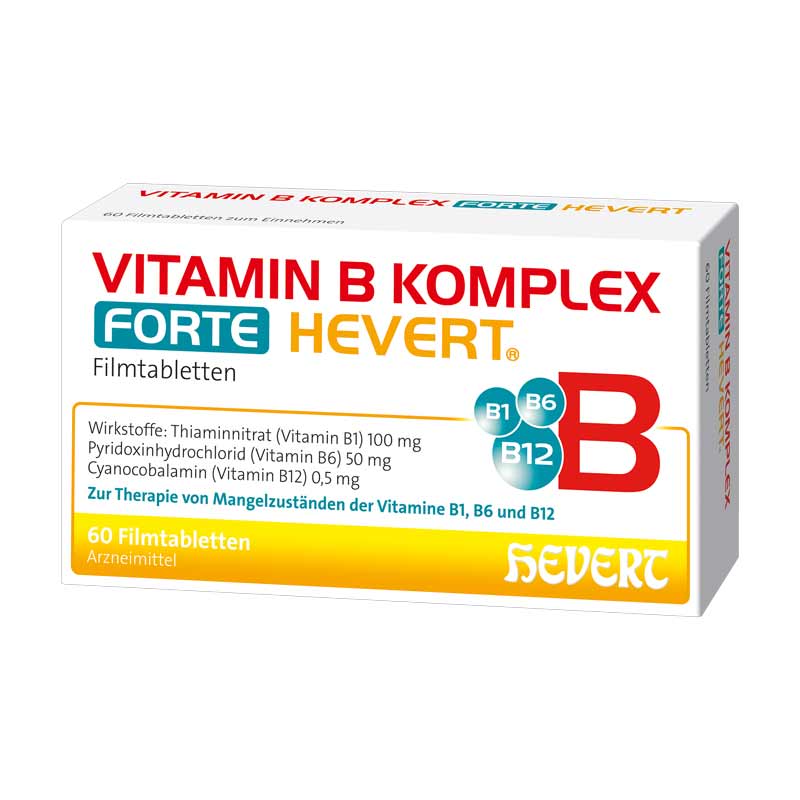 VITAMIN B KOMPLEX FORTE HEVERT 60 St Tabletten