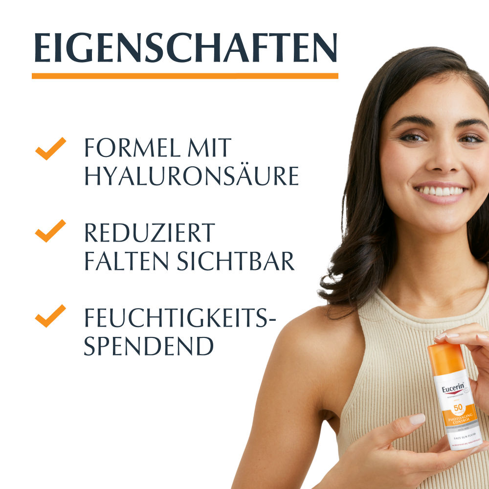Eucerin SUN PHOTOAGING CONTROL FACE SUN FLUID LSF 50+  50 ml Körperpflege