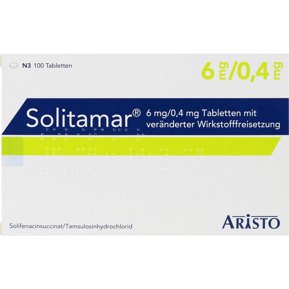 Solitamar 6 mg/0,4 mg 100 St Tablette mit veränderter Wirkstofffreisetzung