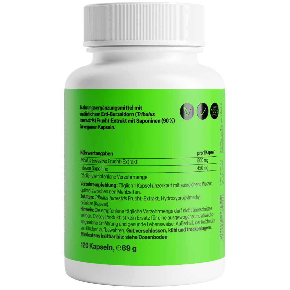 Zein PHARMA Tribulus Terrestris 500 mg 120 St Kapseln