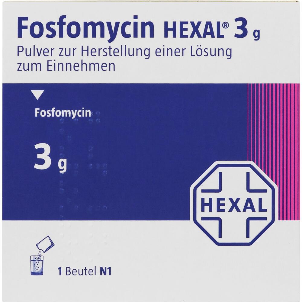 Fosfomycin HEXAL 3g 1 St Pulver zur Herstellung einer Lösung zum Einnehmen