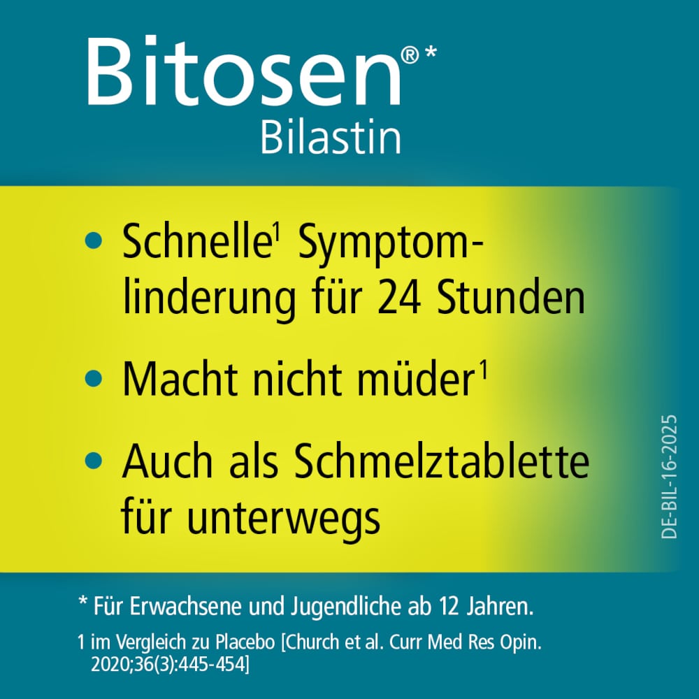 Bitosen 20 mg Antiallergikum 10 St Tabletten